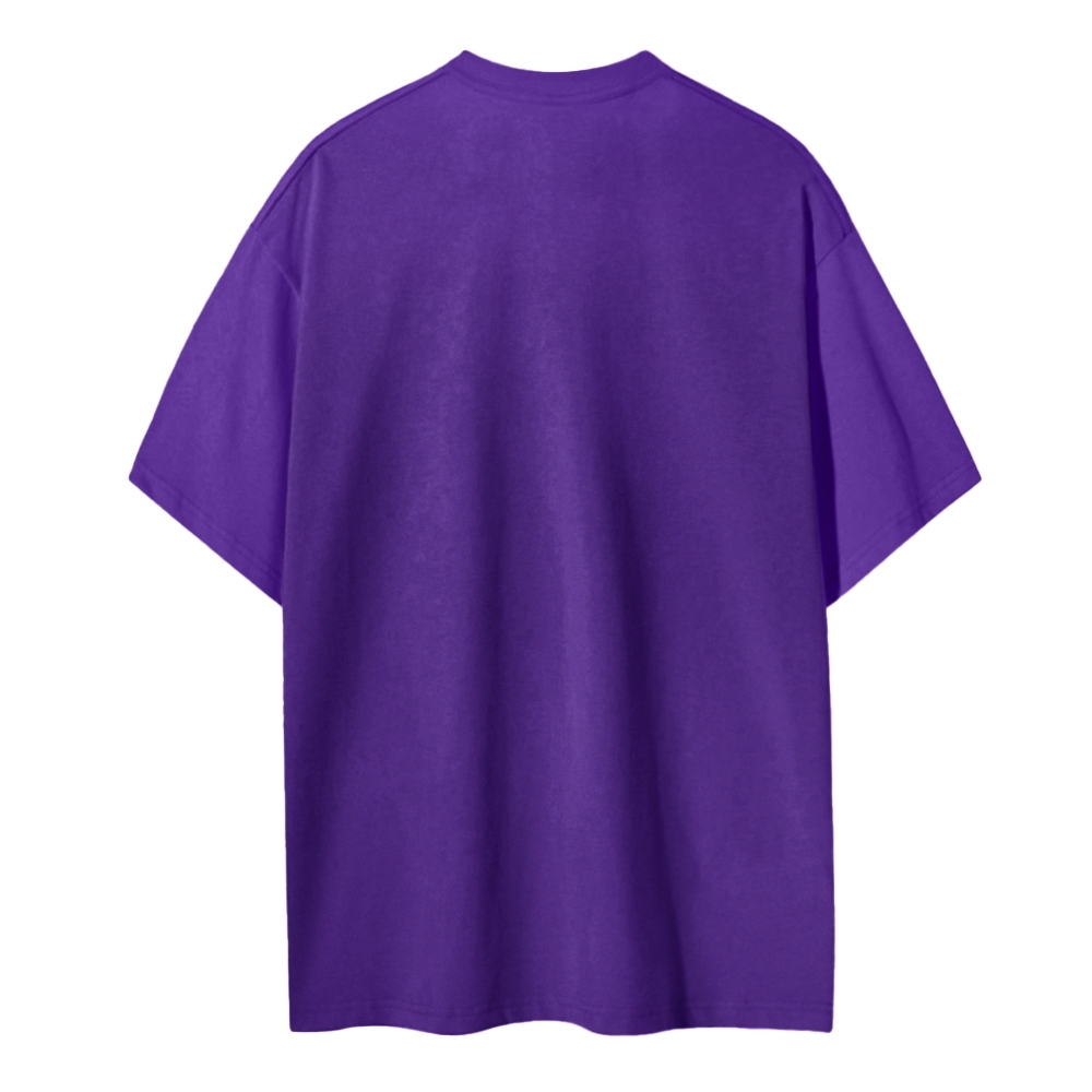 Blank Men Round Neck Casual Short Sleeve T-Shirt