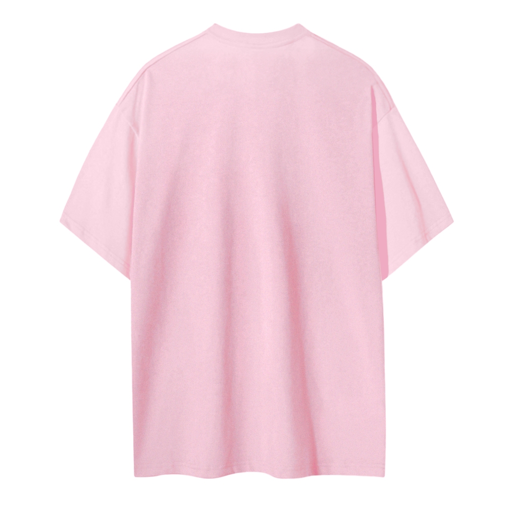 Blank Men Round Neck Casual Short Sleeve T-Shirt