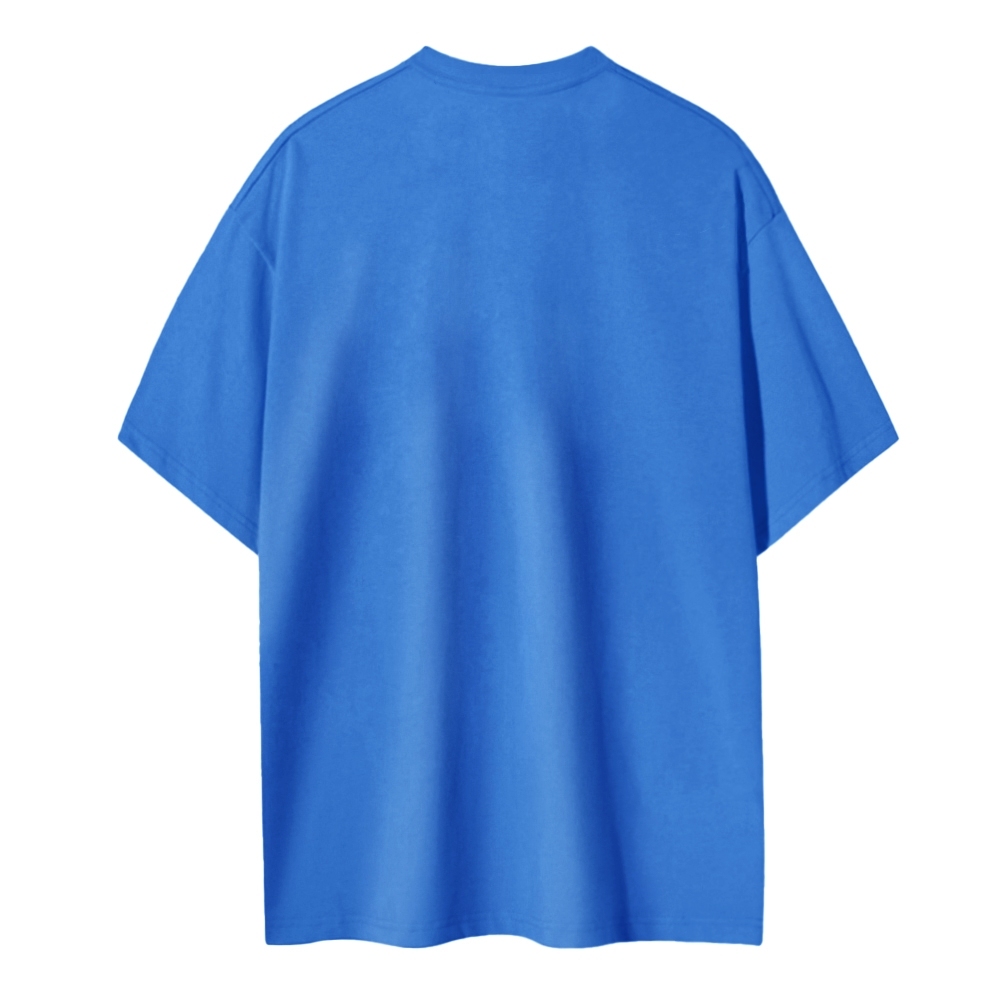 Blank Men Round Neck Casual Short Sleeve T-Shirt