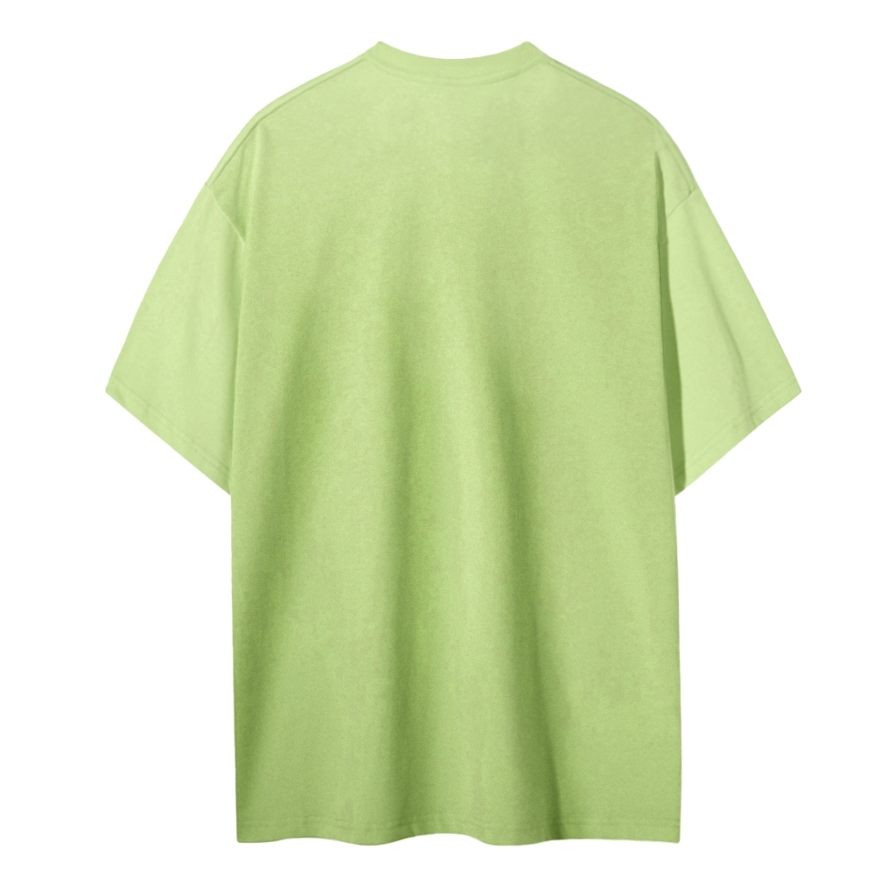 Blank Men Round Neck Casual Short Sleeve T-Shirt