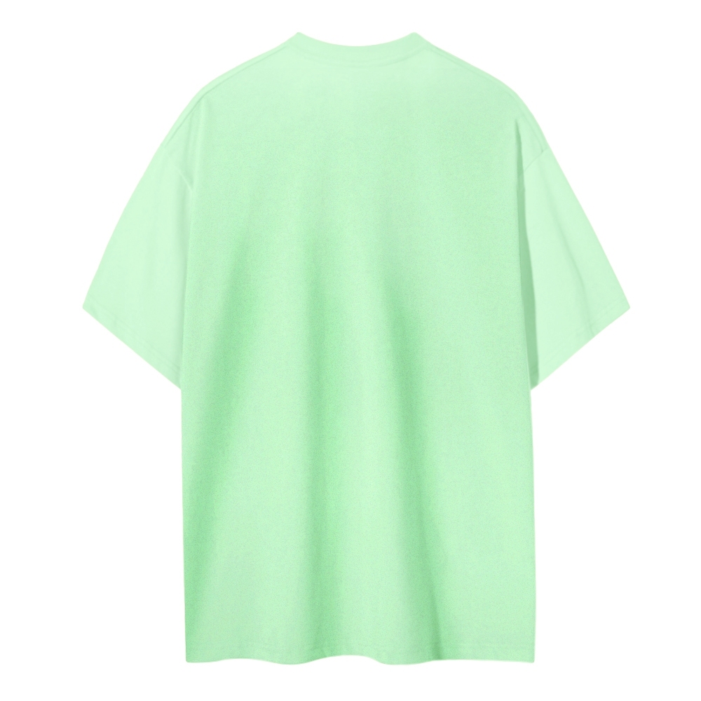Blank Men Round Neck Casual Short Sleeve T-Shirt
