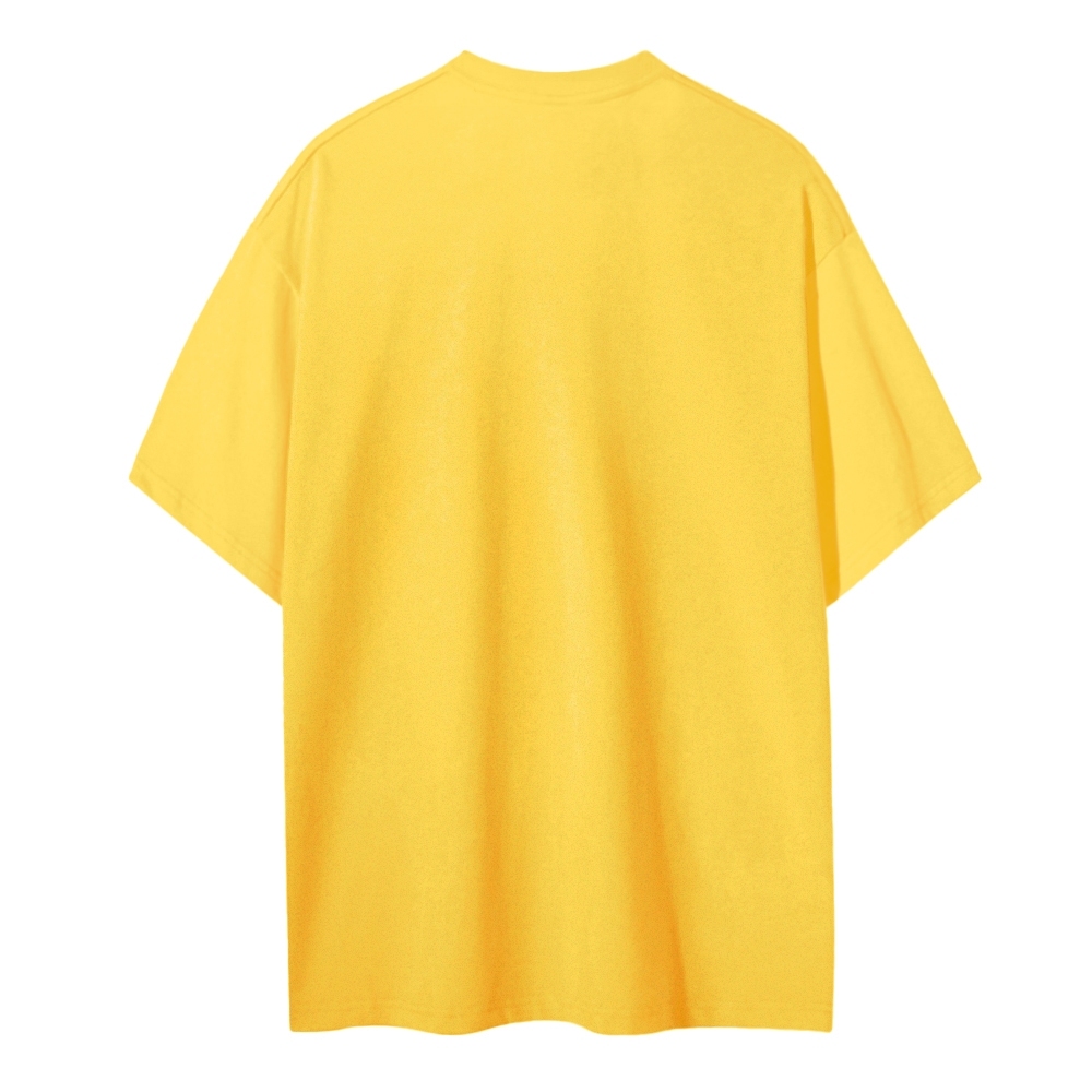 Blank Men Round Neck Casual Short Sleeve T-Shirt