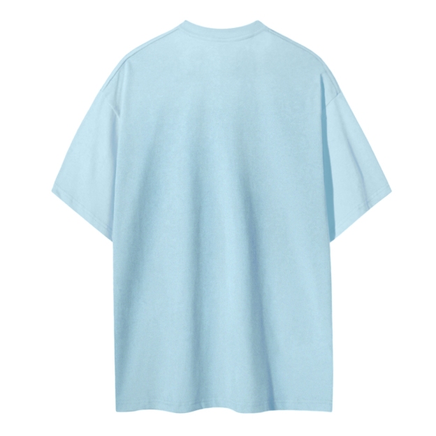 Blank Men Round Neck Casual Short Sleeve T-Shirt