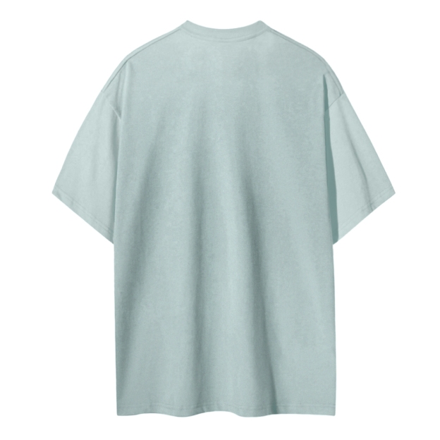 Blank Men Round Neck Casual Short Sleeve T-Shirt