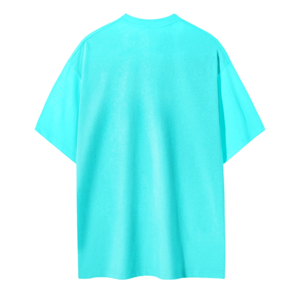 Blank Men Round Neck Casual Short Sleeve T-Shirt