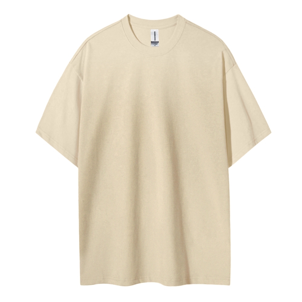 Blank Men Round Neck Casual Short Sleeve T-Shirt
