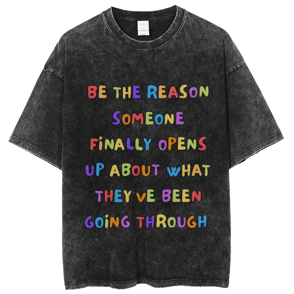 Be The Reason Unisex Vintage Washed Tee