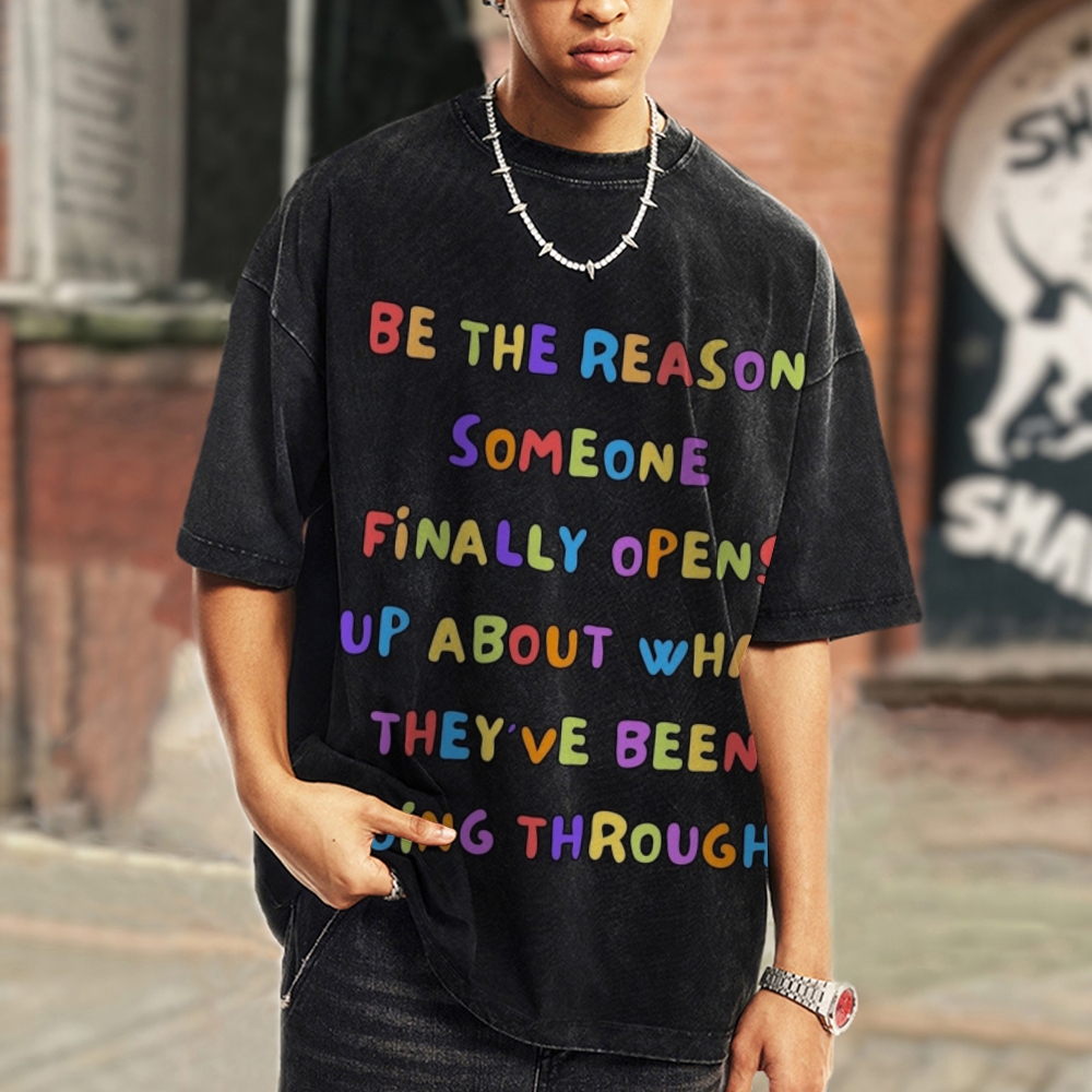 Be The Reason Unisex Vintage Washed Tee