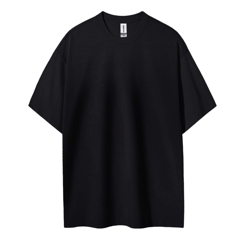 Blank Men Round Neck Casual Short Sleeve T-Shirt