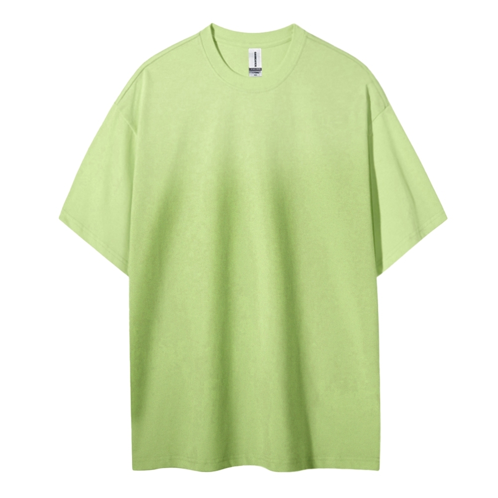 Blank Men Round Neck Casual Short Sleeve T-Shirt