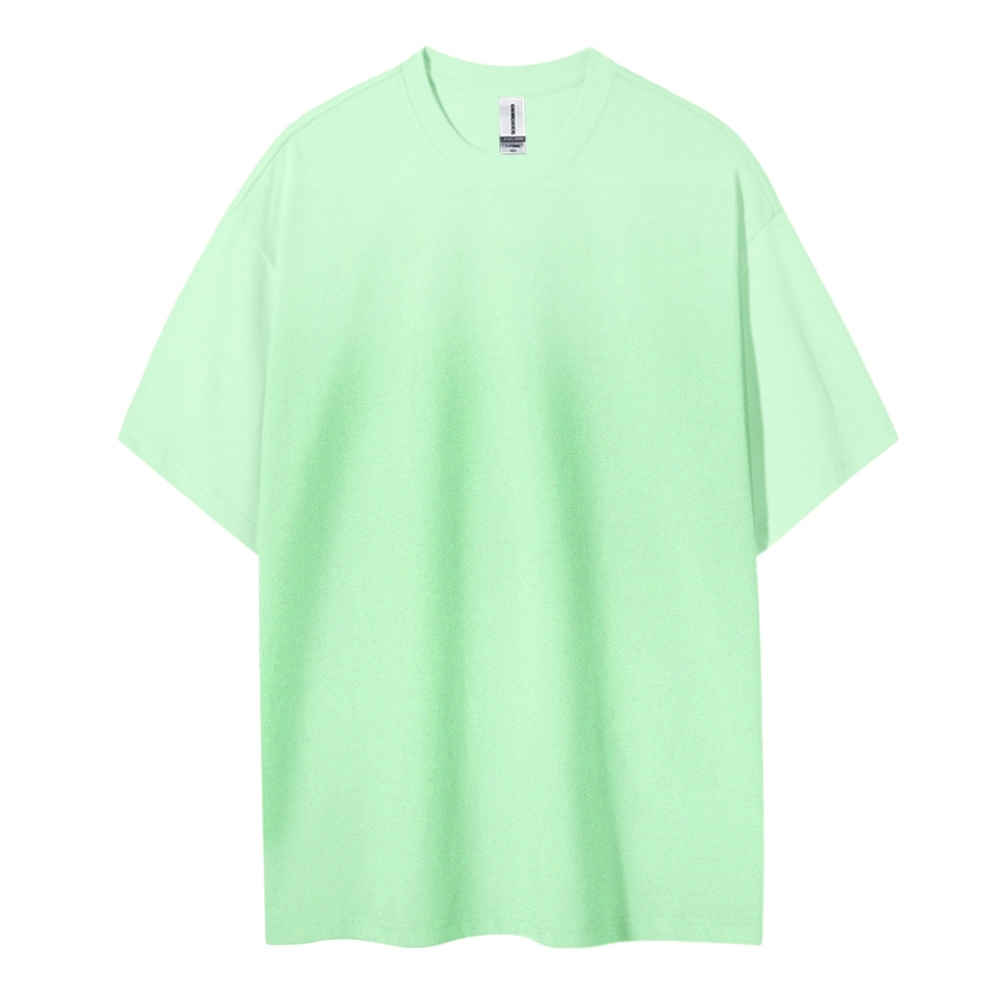 Blank Men Round Neck Casual Short Sleeve T-Shirt