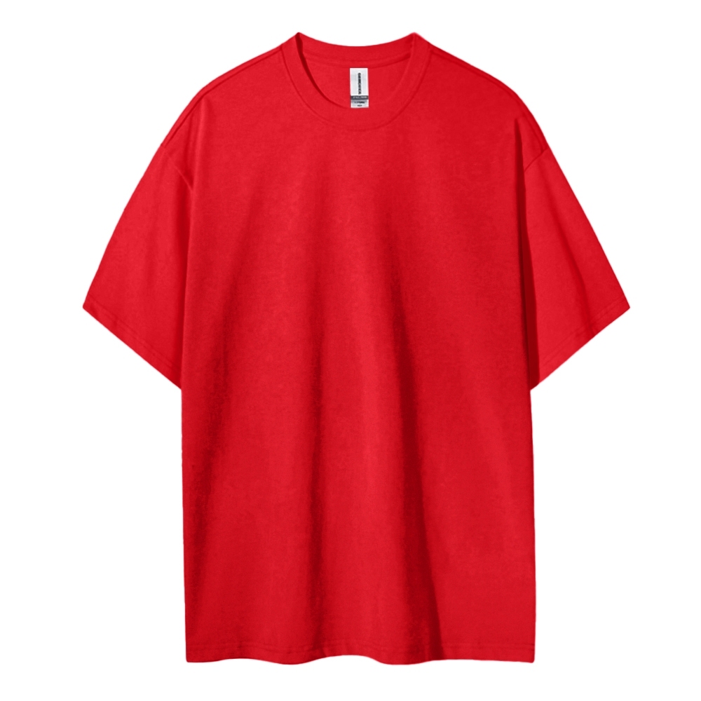 Blank Men Round Neck Casual Short Sleeve T-Shirt