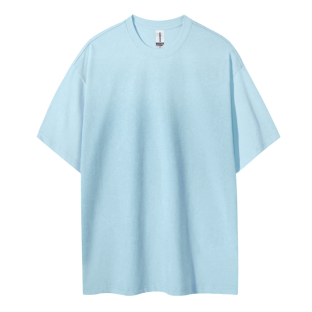 Blank Men Round Neck Casual Short Sleeve T-Shirt