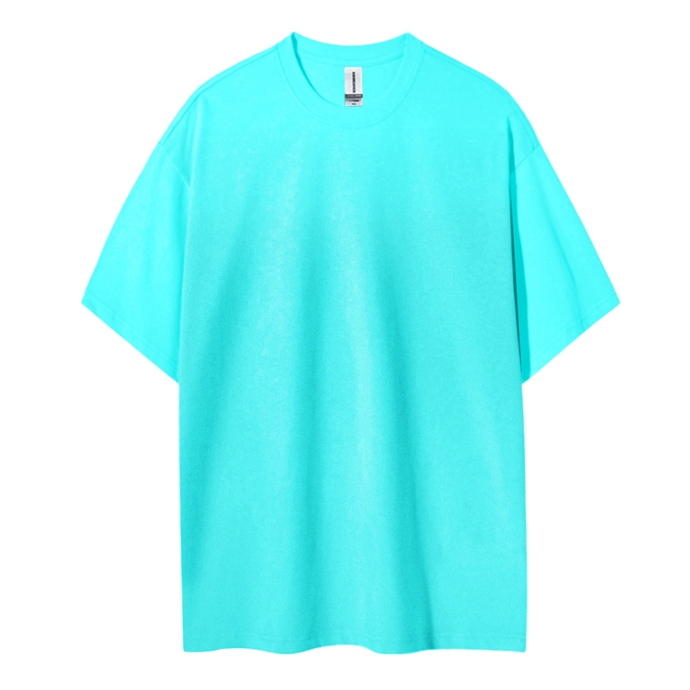 Blank Men Round Neck Casual Short Sleeve T-Shirt