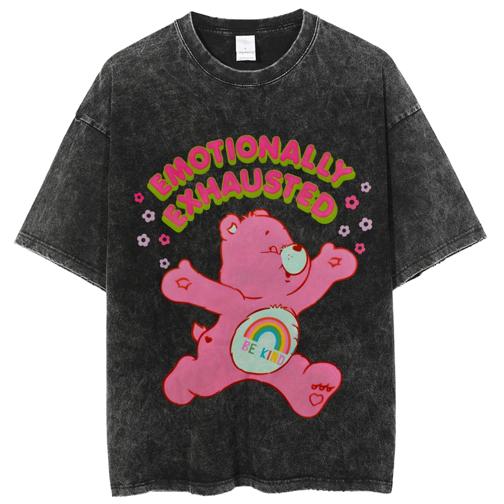 Emotionally Exhausted Unisex Vintage Washed Tee