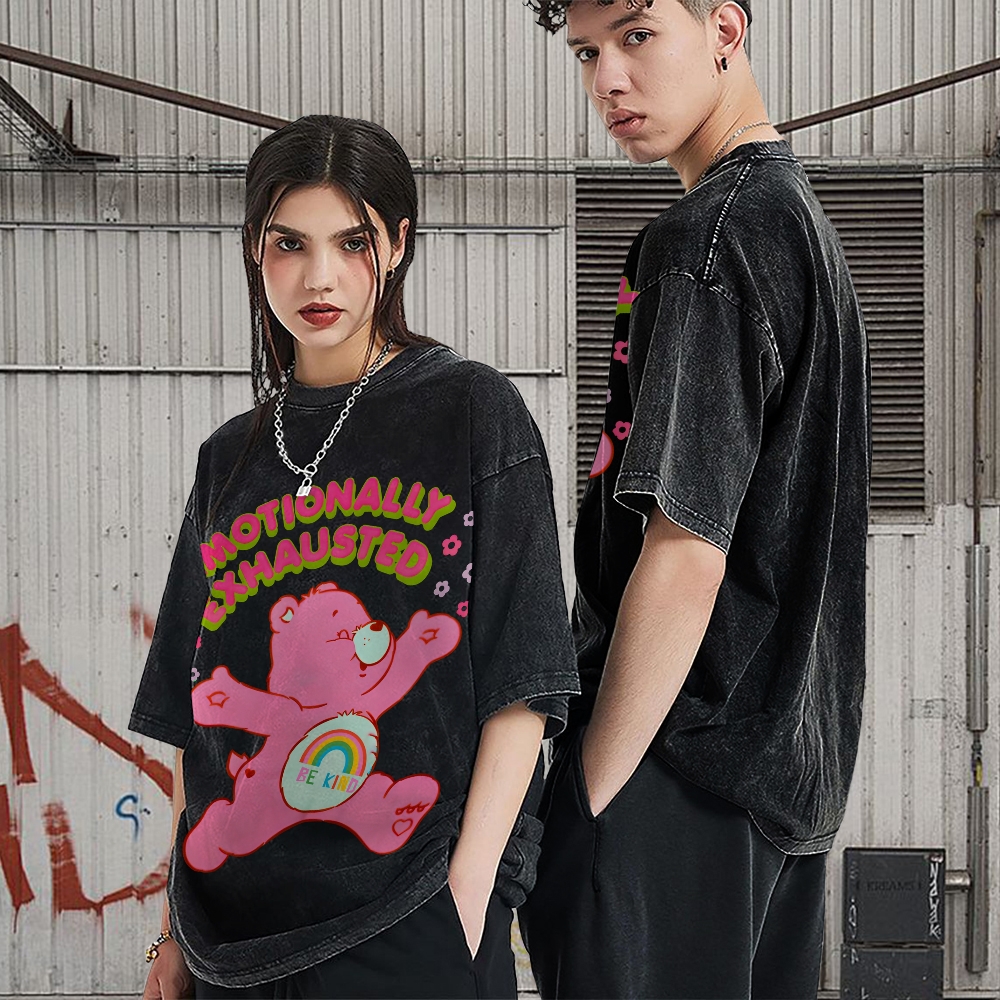 Emotionally Exhausted Unisex Vintage Washed Tee