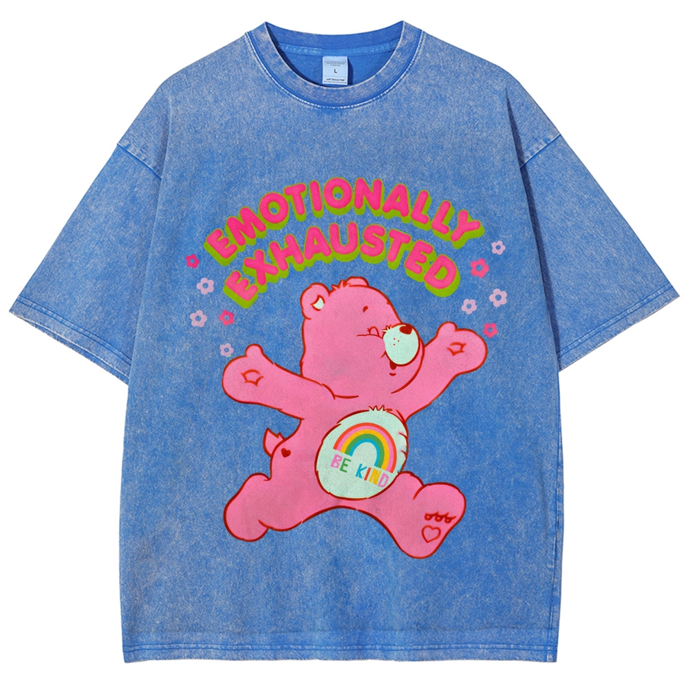 Emotionally Exhausted Unisex Vintage Washed Tee