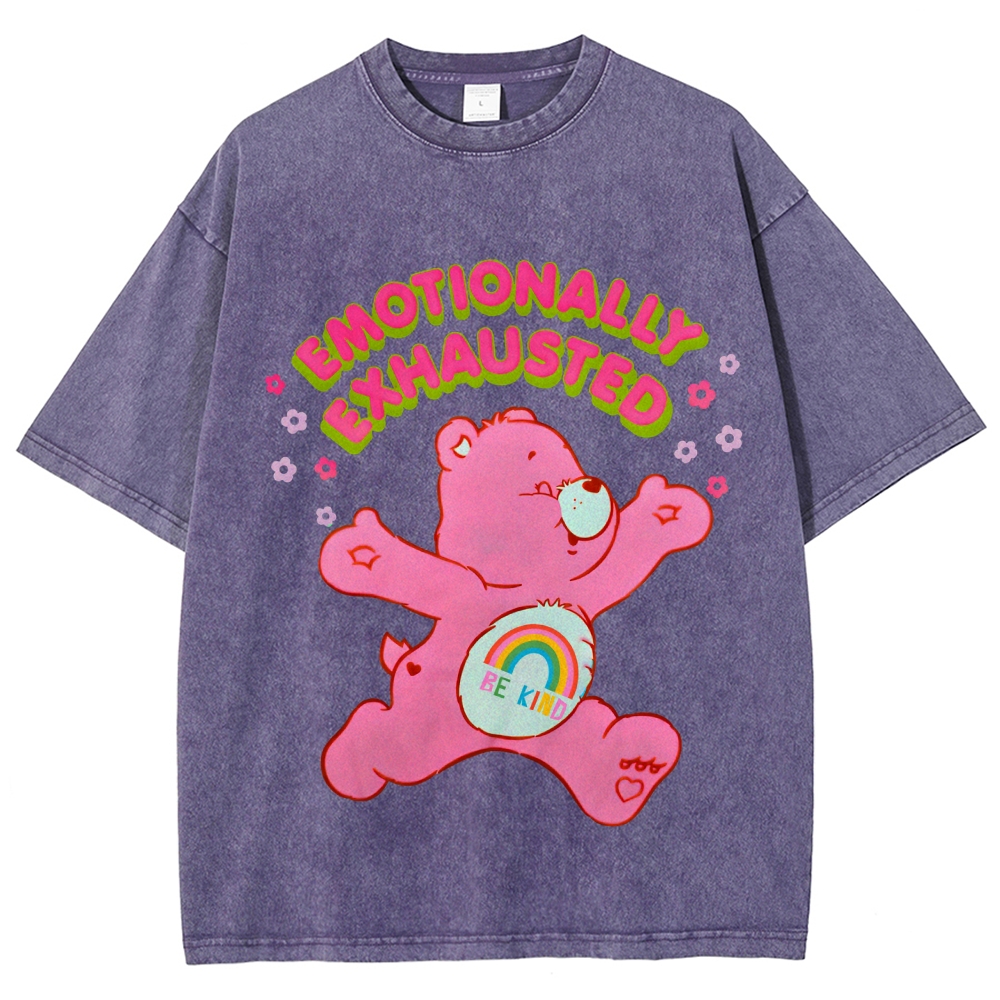 Emotionally Exhausted Unisex Vintage Washed Tee