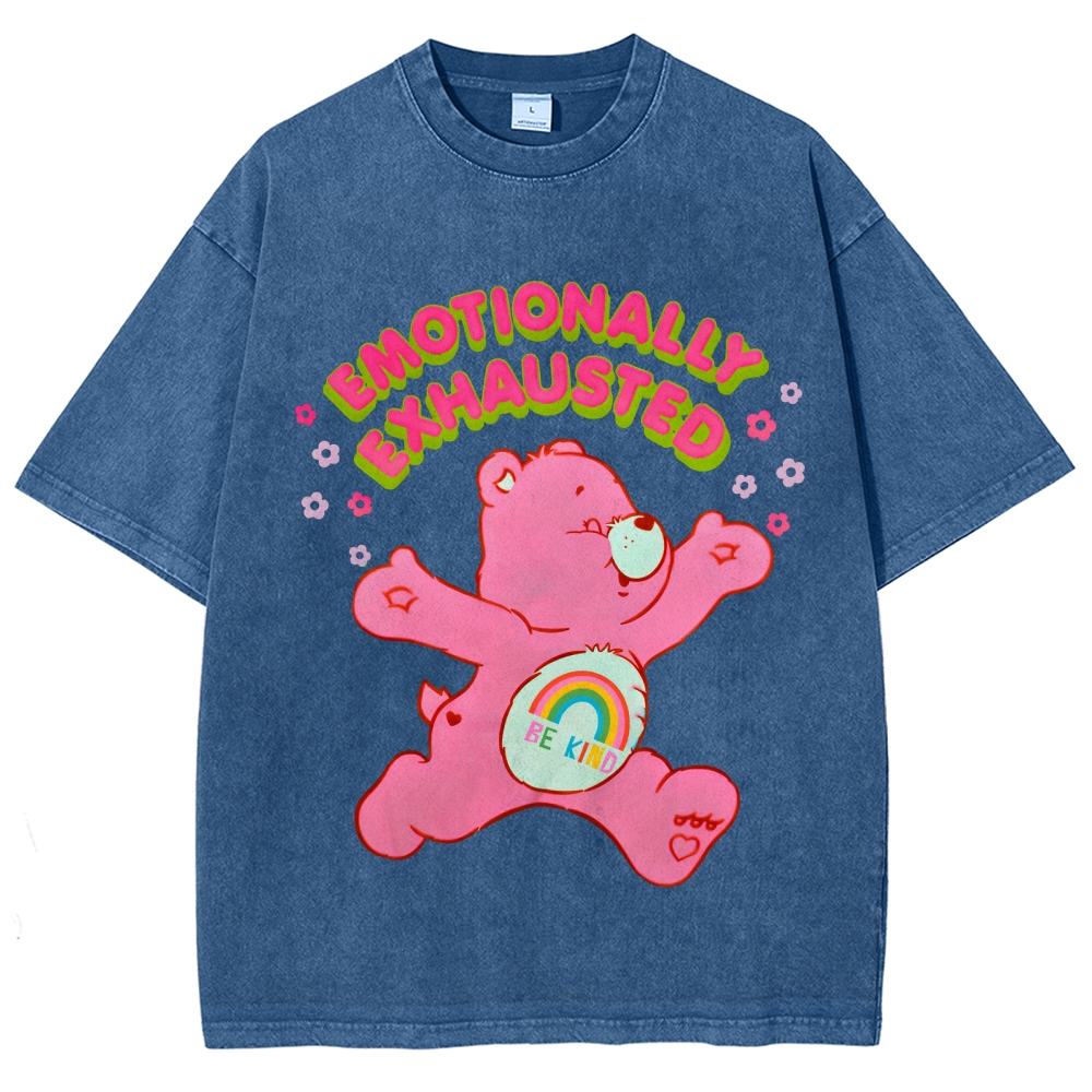 Emotionally Exhausted Unisex Vintage Washed Tee