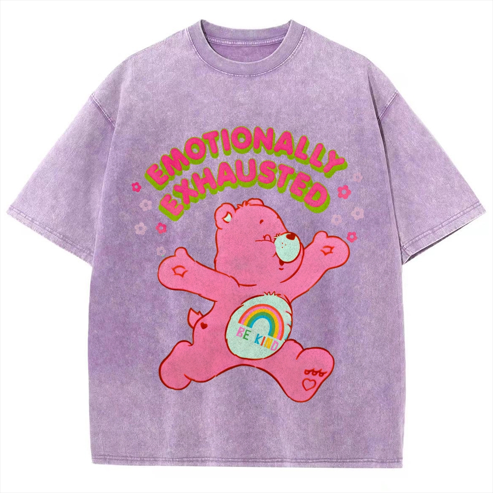 Emotionally Exhausted Unisex Vintage Washed Tee