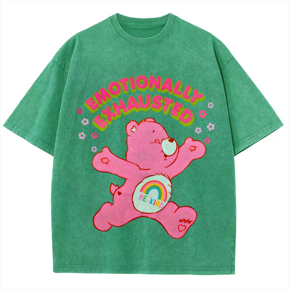 Emotionally Exhausted Unisex Vintage Washed Tee