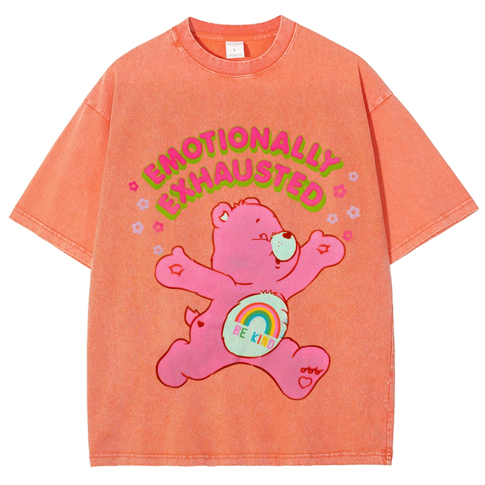 Emotionally Exhausted Unisex Vintage Washed Tee