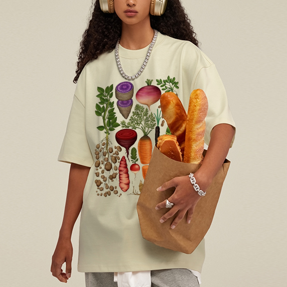 Roots and Tubers Unisex Vintage Washed Tee