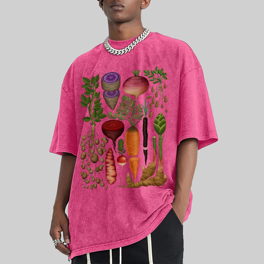 Roots and Tubers Unisex Vintage Washed Tee