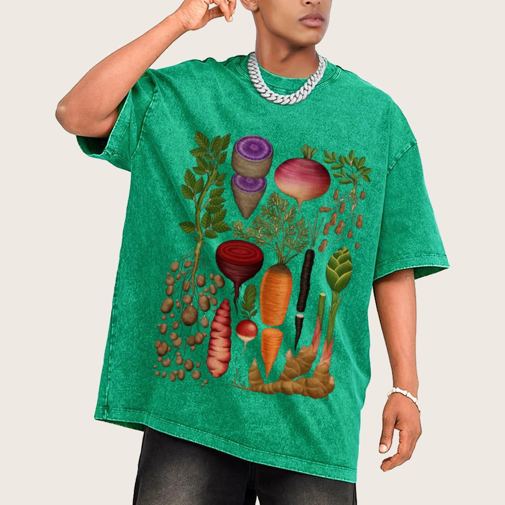 Roots and Tubers Unisex Vintage Washed Tee