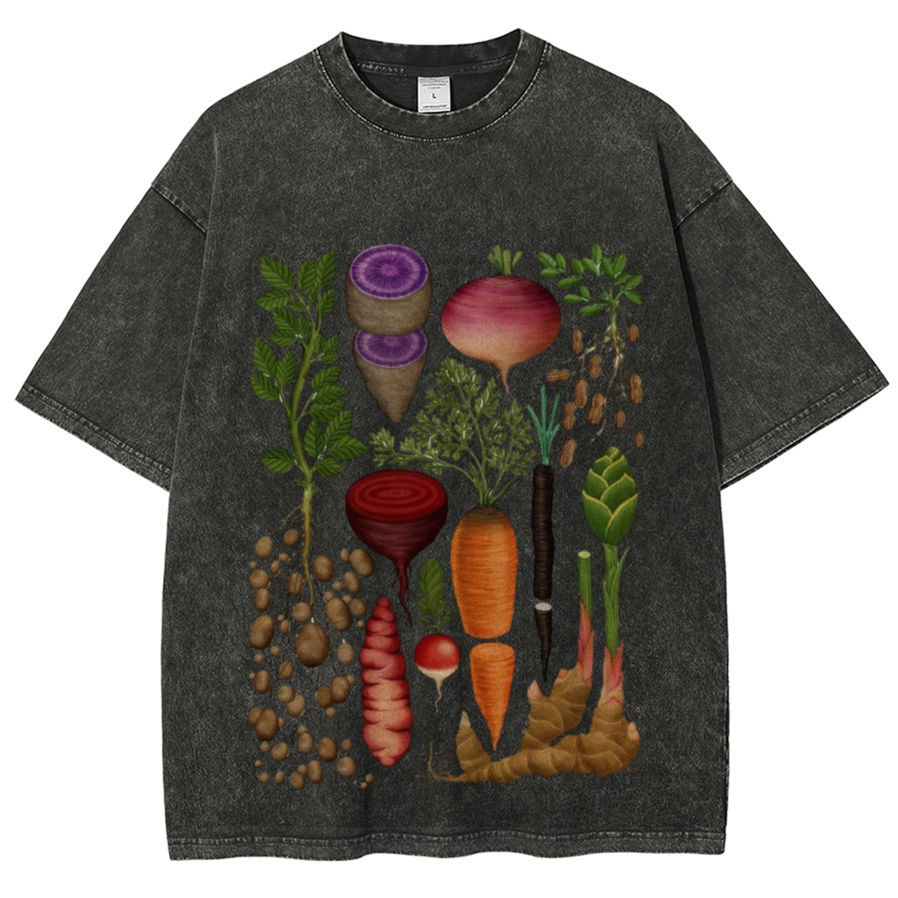 Roots and Tubers Unisex Vintage Washed Tee