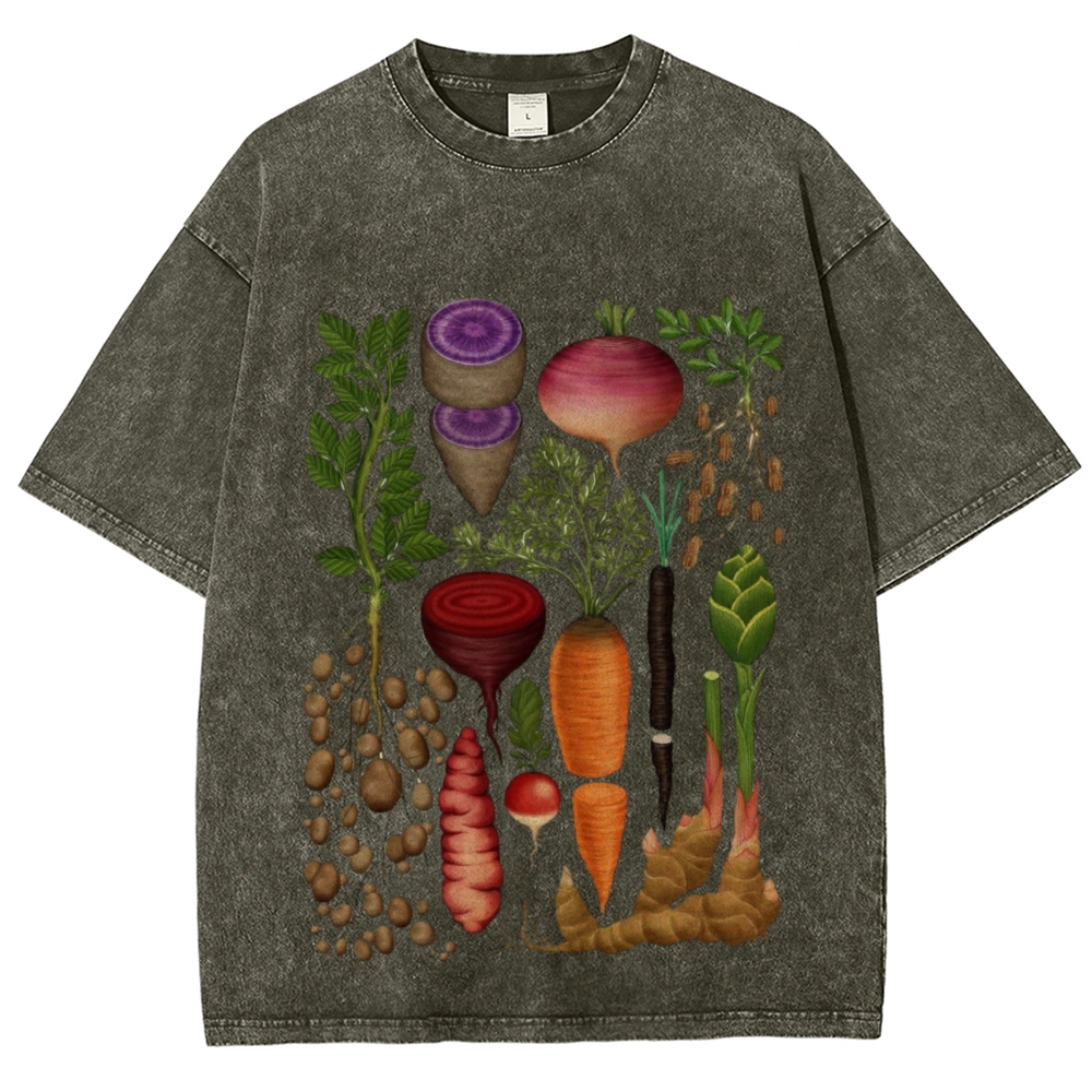 Roots and Tubers Unisex Vintage Washed Tee