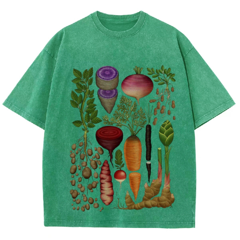 Roots and Tubers Unisex Vintage Washed Tee