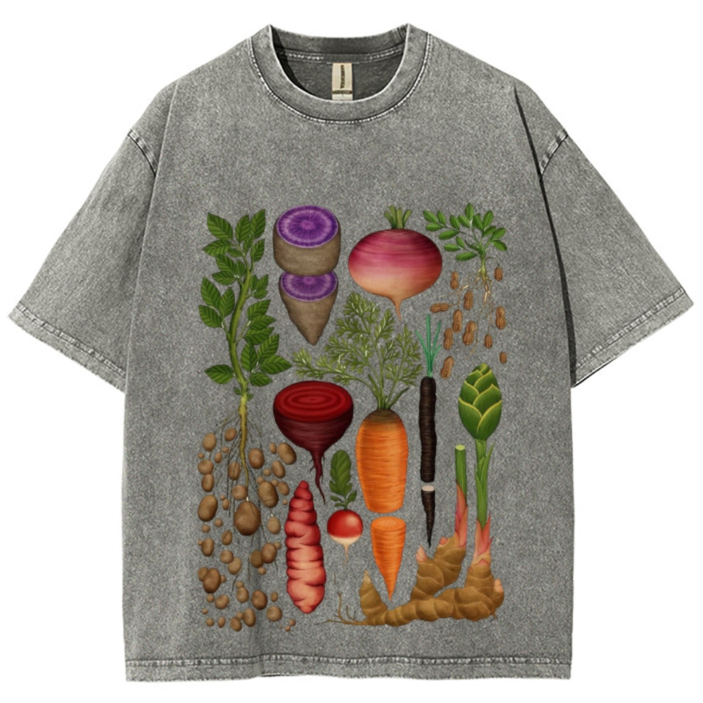 Roots and Tubers Unisex Vintage Washed Tee