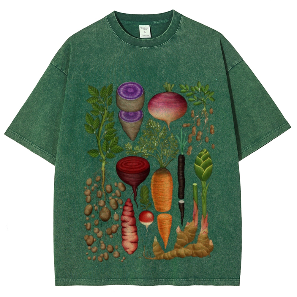 Roots and Tubers Unisex Vintage Washed Tee