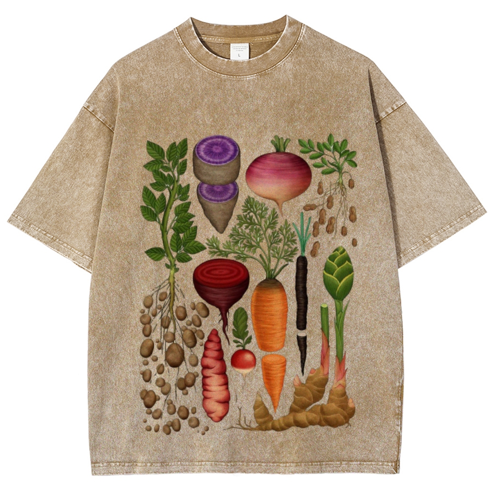 Roots and Tubers Unisex Vintage Washed Tee