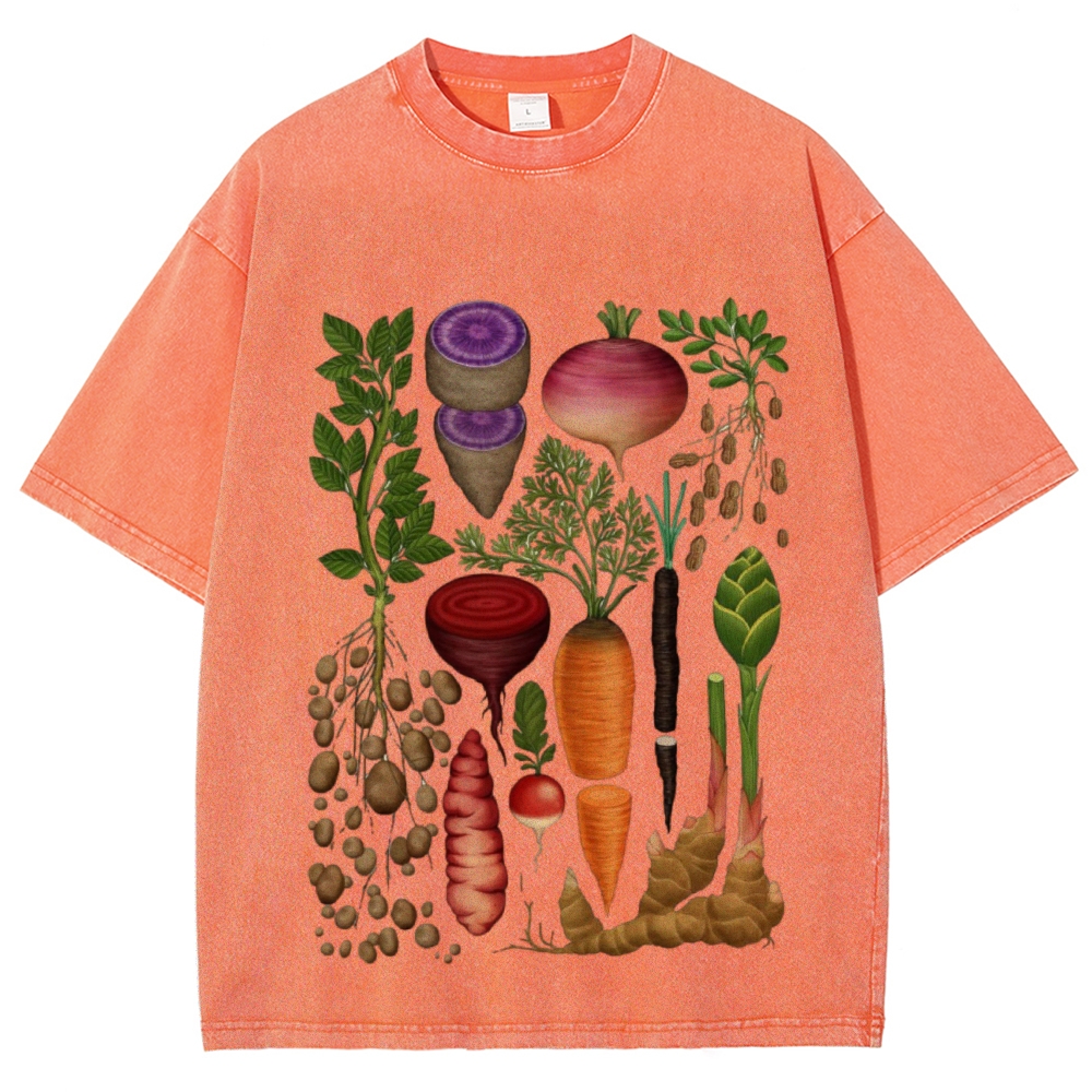 Roots and Tubers Unisex Vintage Washed Tee
