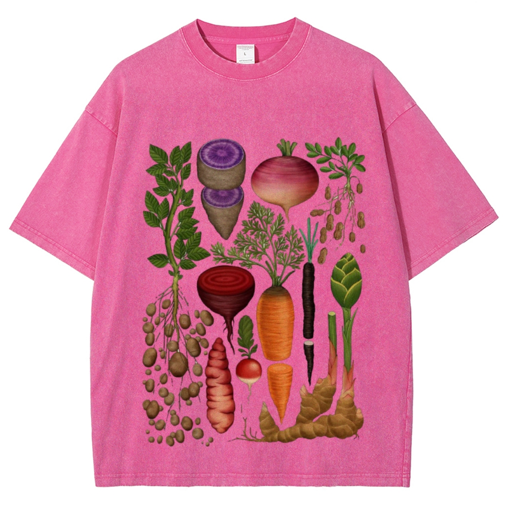Roots and Tubers Unisex Vintage Washed Tee