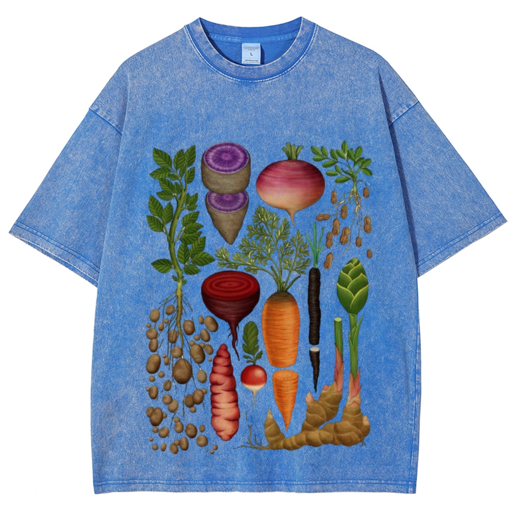 Roots and Tubers Unisex Vintage Washed Tee