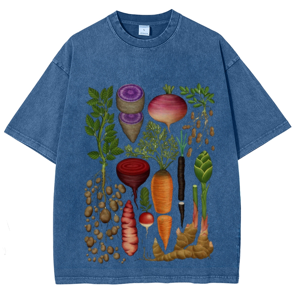 Roots and Tubers Unisex Vintage Washed Tee