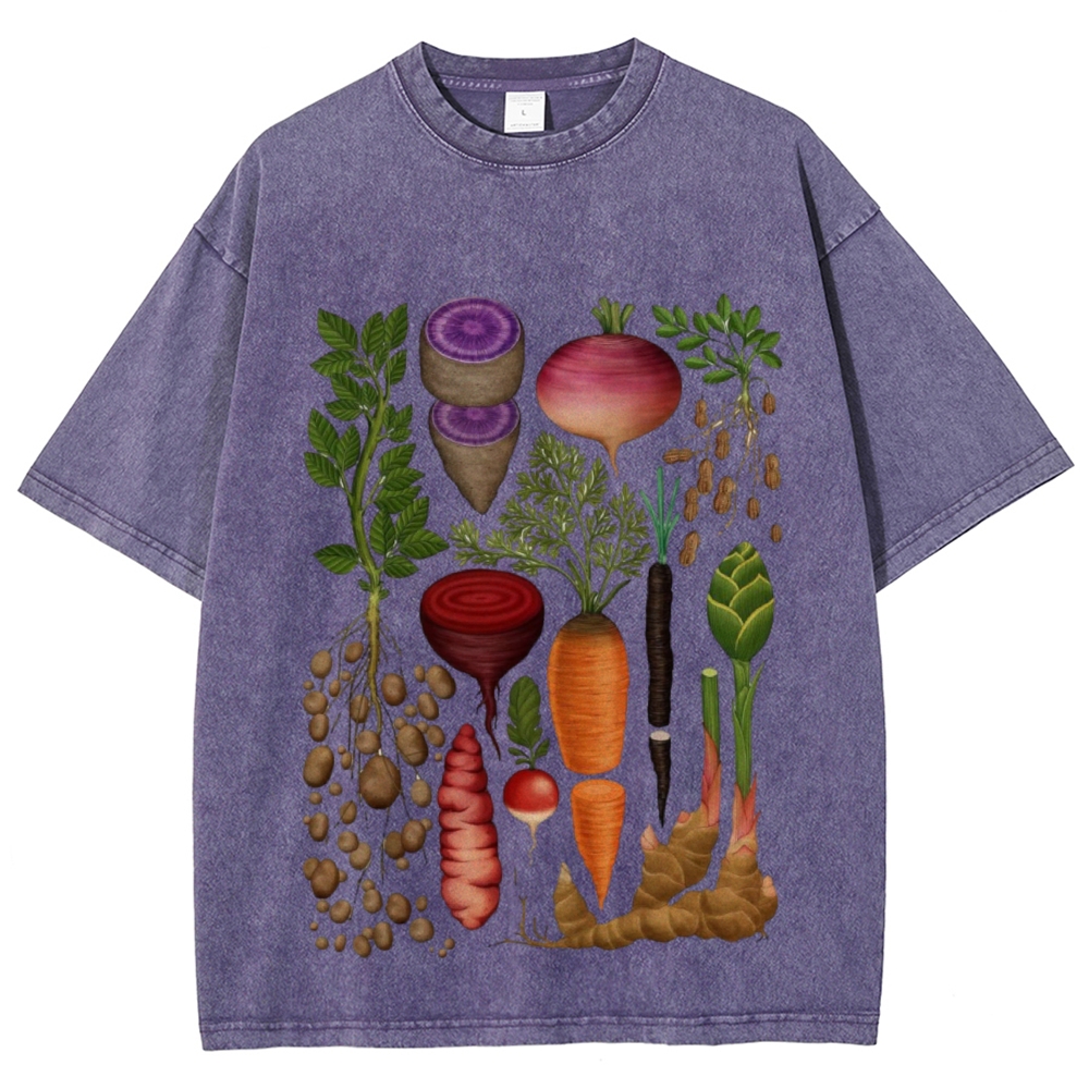 Roots and Tubers Unisex Vintage Washed Tee