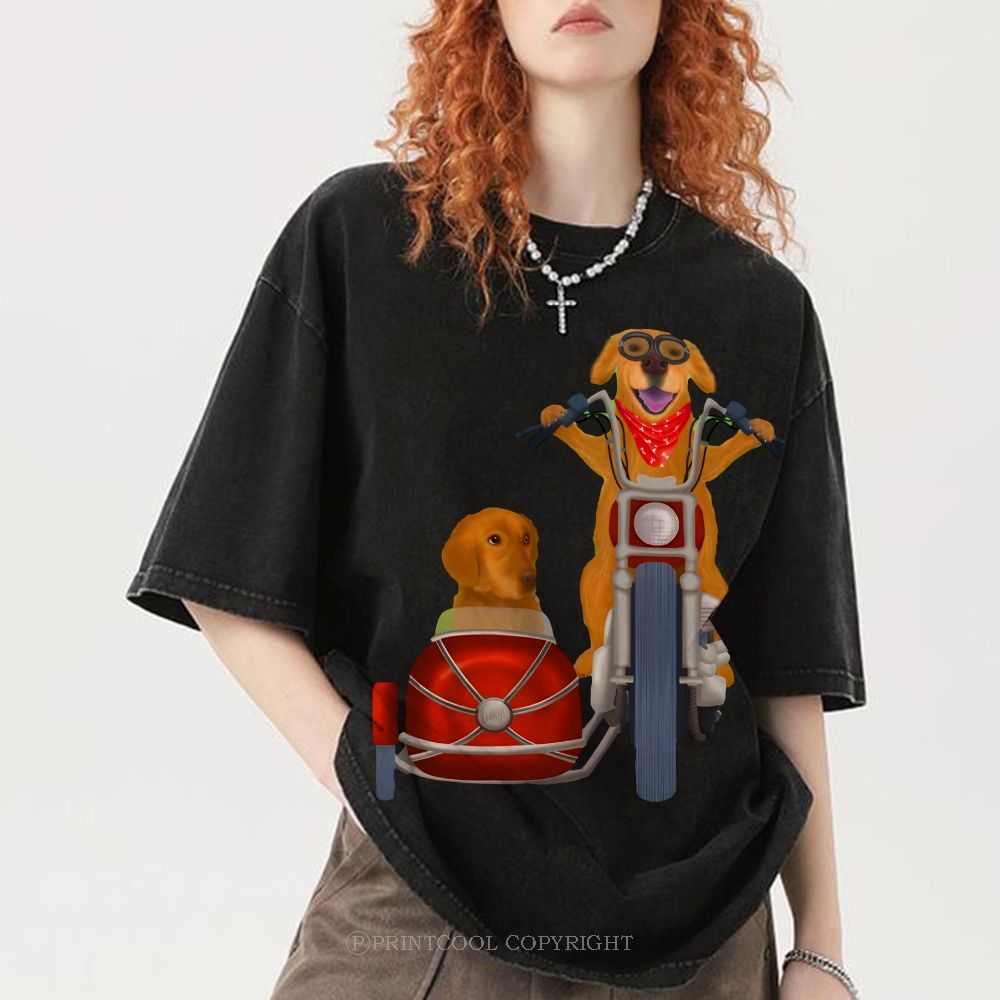 Leisure Day Unisex Vintage Washed Tee