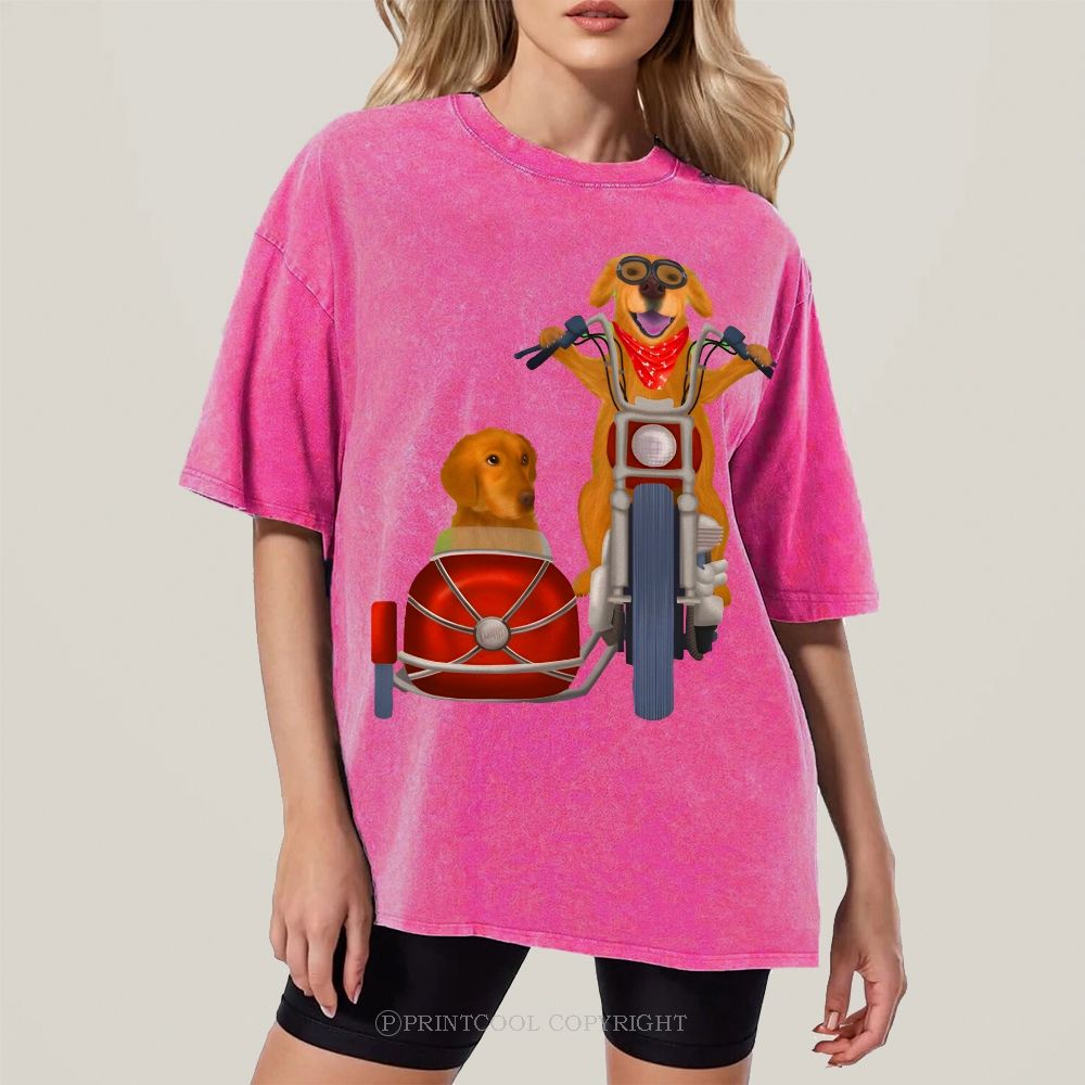 Leisure Day Unisex Vintage Washed Tee