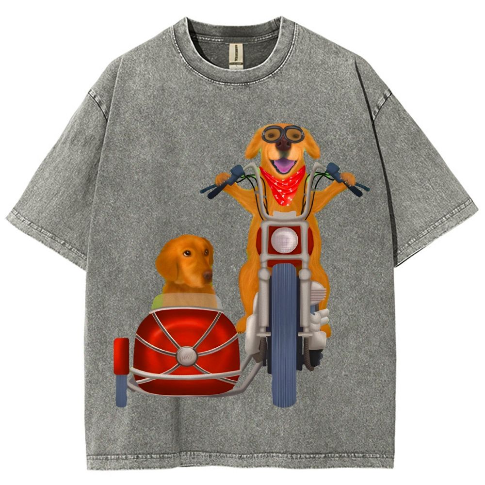Leisure Day Unisex Vintage Washed Tee