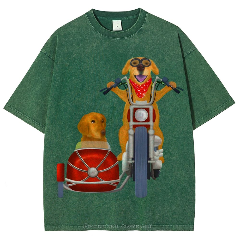 Leisure Day Unisex Vintage Washed Tee