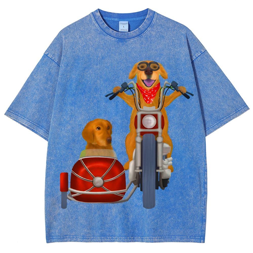 Leisure Day Unisex Vintage Washed Tee