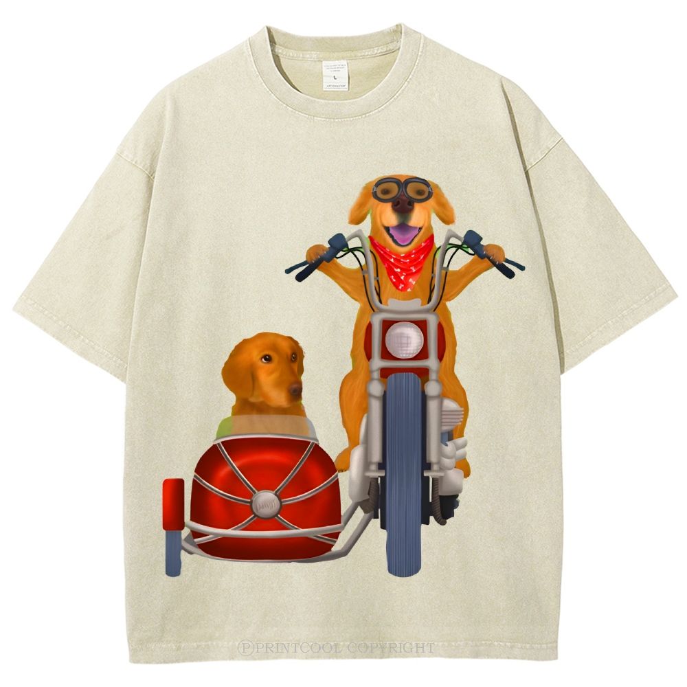 Leisure Day Unisex Vintage Washed Tee