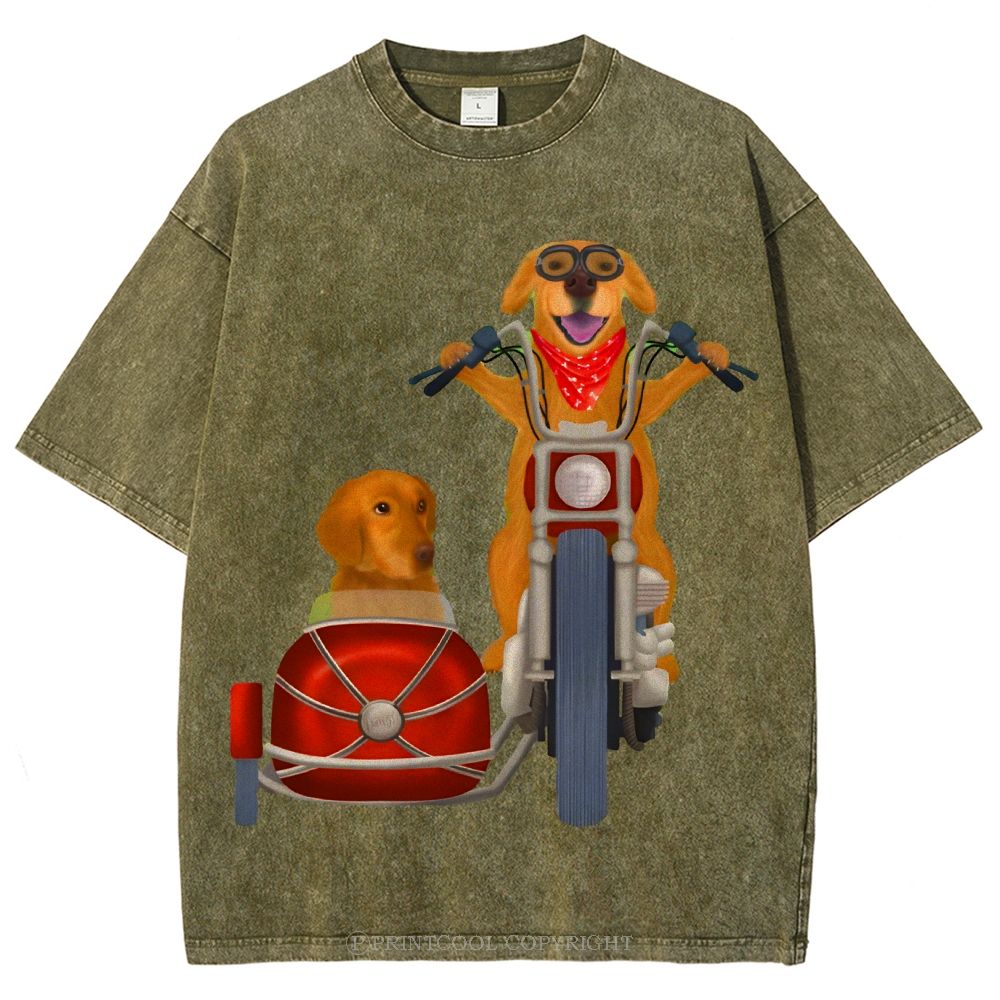 Leisure Day Unisex Vintage Washed Tee