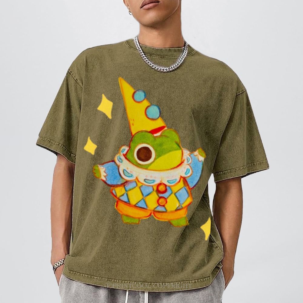 Star Frog Unisex Vintage Washed Tee