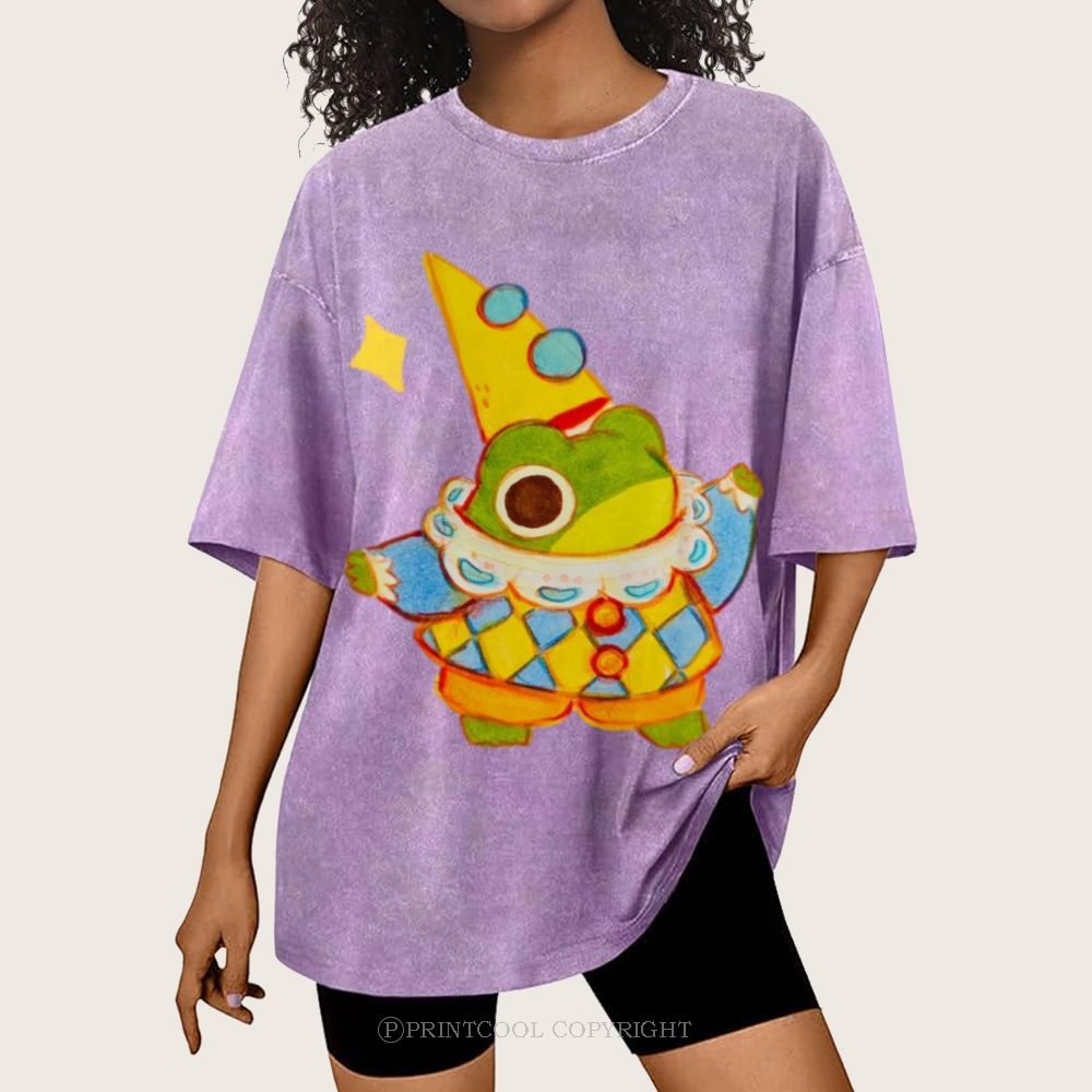 Star Frog Unisex Vintage Washed Tee
