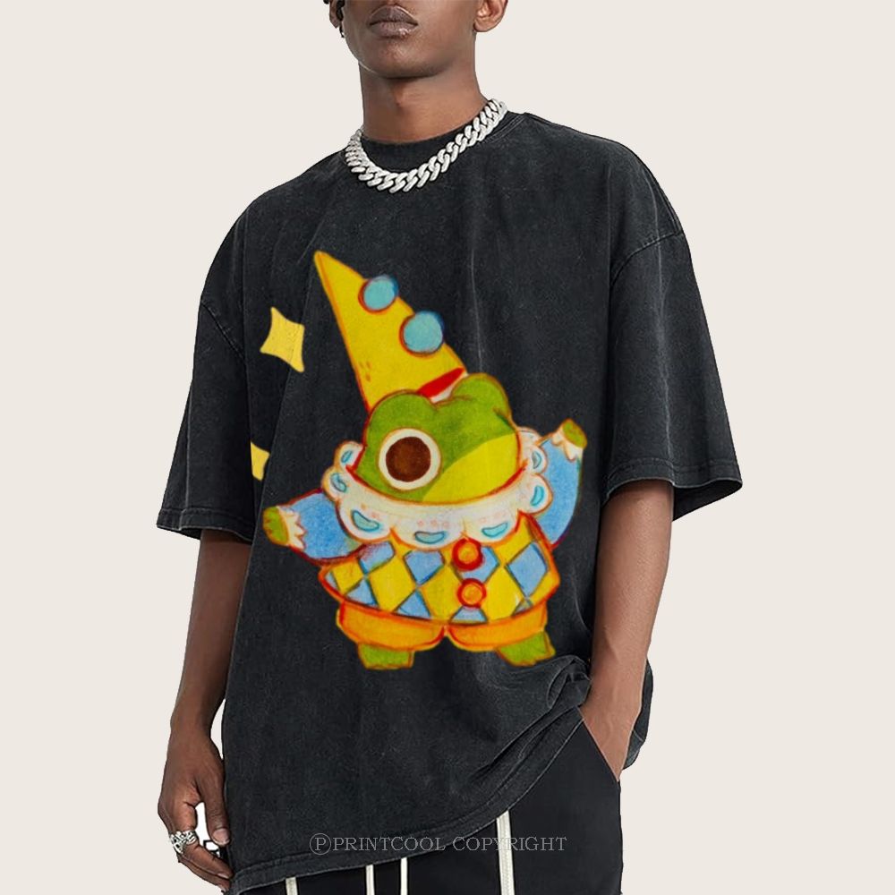 Star Frog Unisex Vintage Washed Tee